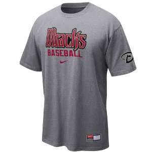 Nike Arizona Diamondbacks Ash 2011 MLB Practice T shirt (XX Large 