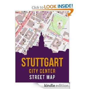 Stuttgart, Germany City Center Street Map (Stuttgart Mitte) [Kindle 