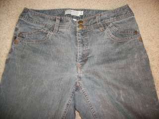Tribal jeans sz 6 charcoal denim jeans stretch denim size 6  