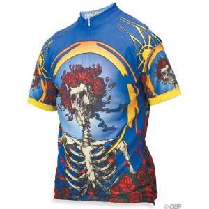  Ride 7B Grateful Dead:Skeleton & Roses Blue Size XL CL2933 
