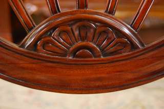 Mahogany Dining Room Chairs  Carved Shield Back Chairs  
