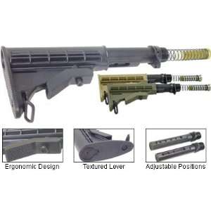 AR15, AR 15, M4/M16 UTG Collapsible 6 Position Carbine Stock:  