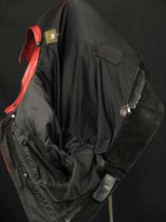 Vanson Leathers Hurricane Mark 2 Perforated Red Black Leather Jacket 