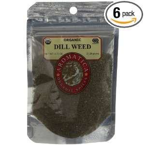 Aromatica Organics Dill Weed, 0.7500 Ounce (Pack of 6)  