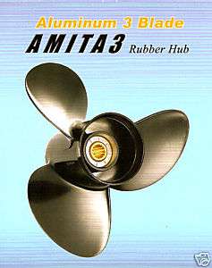 Force 75hp 1995 1998 Amita 3 Blade Alum Prop (new)  