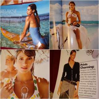 LINDSAY FRIMODT clippings French ELLE OCEAN DRIVE Marie CLAIRE
