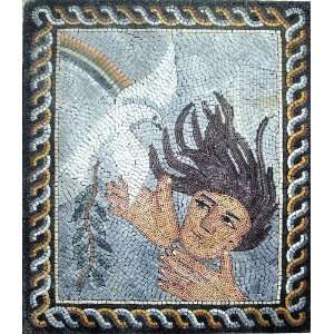  26x32 Artistic Marble Mosaic Stone Art Tile Mural 