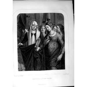  Art Journal 1870 Church Procession Virgin Ladies Bible 