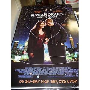  Nick and Norahs Inphinate Playlist Movie Poster 27x40 