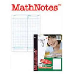  17 Pack PACON CORPORATION MATHNOTES WHITE 150 CT 8.5 X 11 