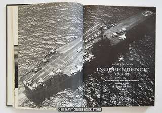 USS INDEPENDENCE CVA 62 VIETNAM CRUISE BOOK 1965  