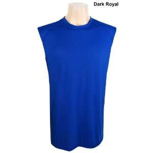  Adidas   Mens Sleeveless Climalite Tee Dark Royal Large 
