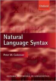 Natural Language Syntax, (0199230188), Peter W. Culicover, Textbooks 