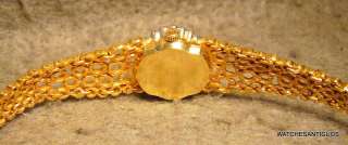 1967´s VINTAGE OMEGA WATCH LADIES 18K SOLID GOLD DIAMONDS ALL 