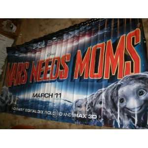  MARS NEEDS MOMS Movie Theater Display Banner Everything 