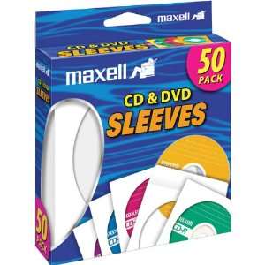  NEW   MAXELL 190135   CD400 CD / DVD STORAGE SLEEVES 