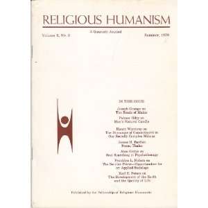  Religious Humanism Summer 1976 Robert S. HOagland Books