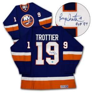  BRYAN TROTTIER New York Islanders SIGNED Hockey Jersey 