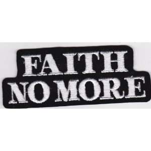  Faith No More Rock Music Patch  Black and White 