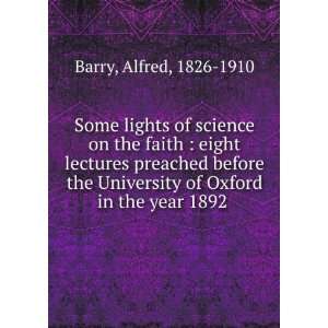   Before the University of Oxford in the Year 1892 Alfred Barry Books