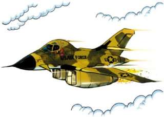 USAF B 1 Bomber Cartoon Tshirt 40431 military jet plane  