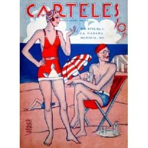  Carteles Magazine cover Beach Umbrella