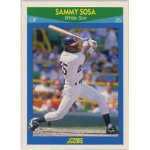  Sammy Sosa Chicago White Sox 1990 Score Rising Stars 