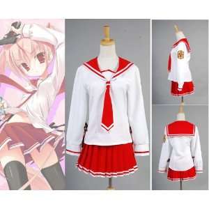  the Scarlet Ammo School Girl Uniform Cosplay Costume A Toys & Games