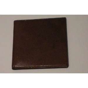 Brown Leather Wallet    unfolded shows 10 credit card opening and 