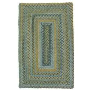  Braided Wool Area Rug Carpet Whipple Blue 5 Round