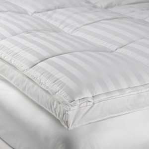 Luxury Featherbed with White Goose Down Filled Topper 