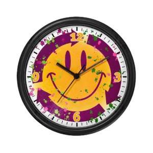  Wall Clock Recycle Symbol Smiley Face 
