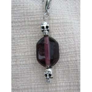  Purple Skull or Scull Cell Phone Charm Accessory 