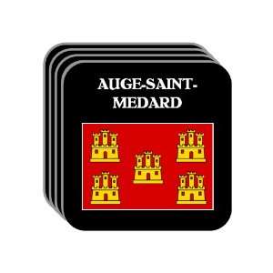 Poitou Charentes   AUGE SAINT MEDARD Set of 4 Mini Mousepad Coasters