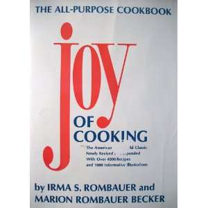    Joy of Cooking Irma S. Rombauer, Marion Rombauer Becker Books