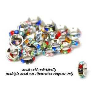  TOC BEADZ Multi Colour Crystal Set 3mm Funky Bead Jewelry