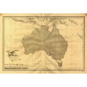  1808 map Australia
