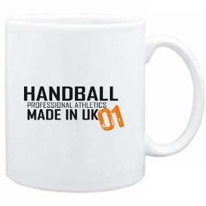 Mug White  Handball Professional Athletics   Made in the UK  Sports 