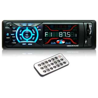In Dash SD USB  Car Stereo Player FM Detachable Panel iPhone iPod 