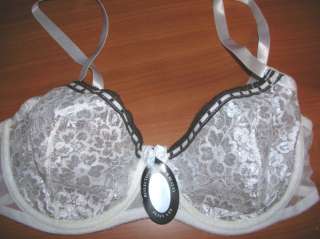 PEISY LEE 36C IVORY FLORAL SEMI SHEER LACE UNDERWIRE Bra  