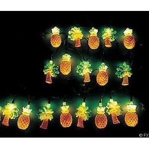  2 Sets PINEAPPLE/Palm Tree TROPICAL PATIO String Lights/16 