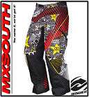 Answer 2011 Mode Rockstar Black Red Pants Motocross 42