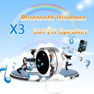 X3 Bluetooth Wireless Speaker for Apple iPad iPhone phone Samsung Tab 