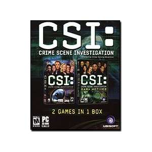  Ubi Soft CSI Double Pack   Crime Scene & Dark Motives 