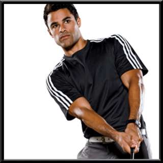 adidas Golf Mens ClimaLite® 3 Stripes T Shirt S,M,L,XL,2X,3X NWT 