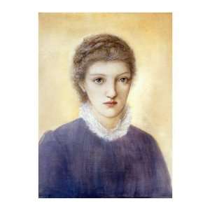 Portrait Of Frances Graham by Sir Edward Burne Jones. size 