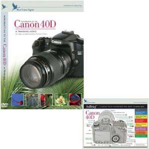 Blue Crane BC614 DVD & Inbrief Quick Reference Field Guide f/Canon 40D