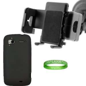  Smart Phone Rotatable Car Window Vent Mount Accessories Kit Black 