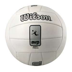 Wilson AVP Replica Volleyball, Silver 