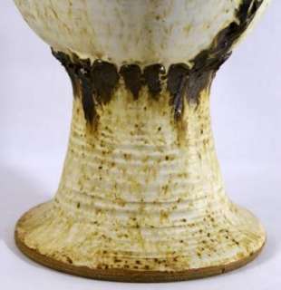   Signed Pottery Vase Modern Stephen Stoneware Irish Ireland Ugly  